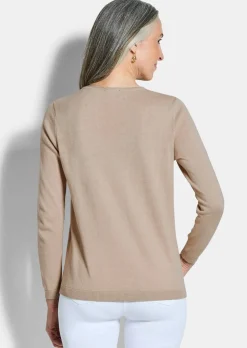 Pull à encolure en V en COTTAMIRA