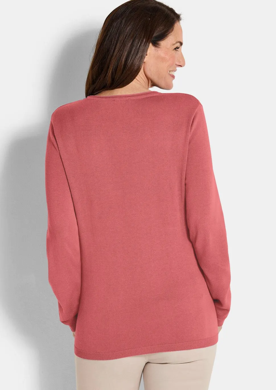 Pull en coton et viscose