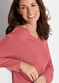 Pull en coton et viscose