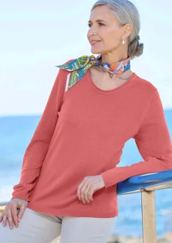 Pull en coton et viscose