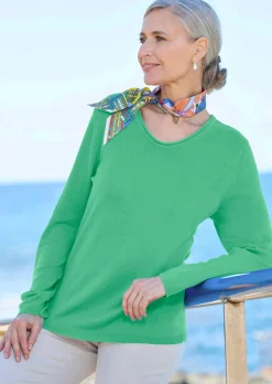 Pull en coton et viscose