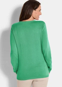 Pull en coton et viscose