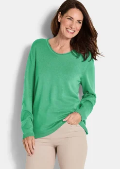 Pull en coton et viscose