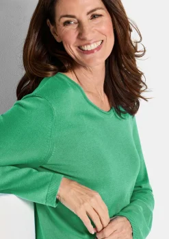 Pull en coton et viscose