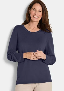 Pull en coton et viscose
