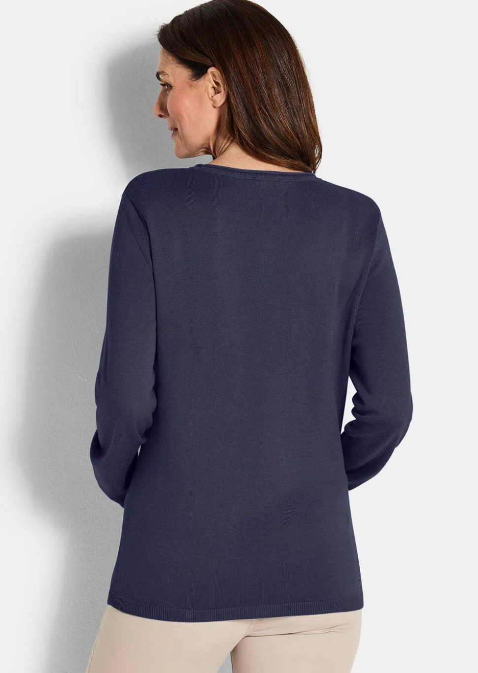 Pull en coton et viscose