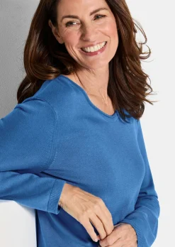 Pull en coton et viscose