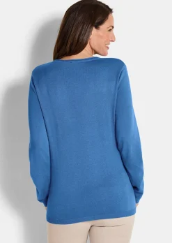 Pull en coton et viscose