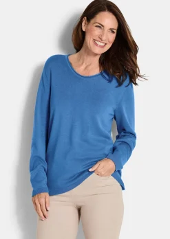 Pull en coton et viscose