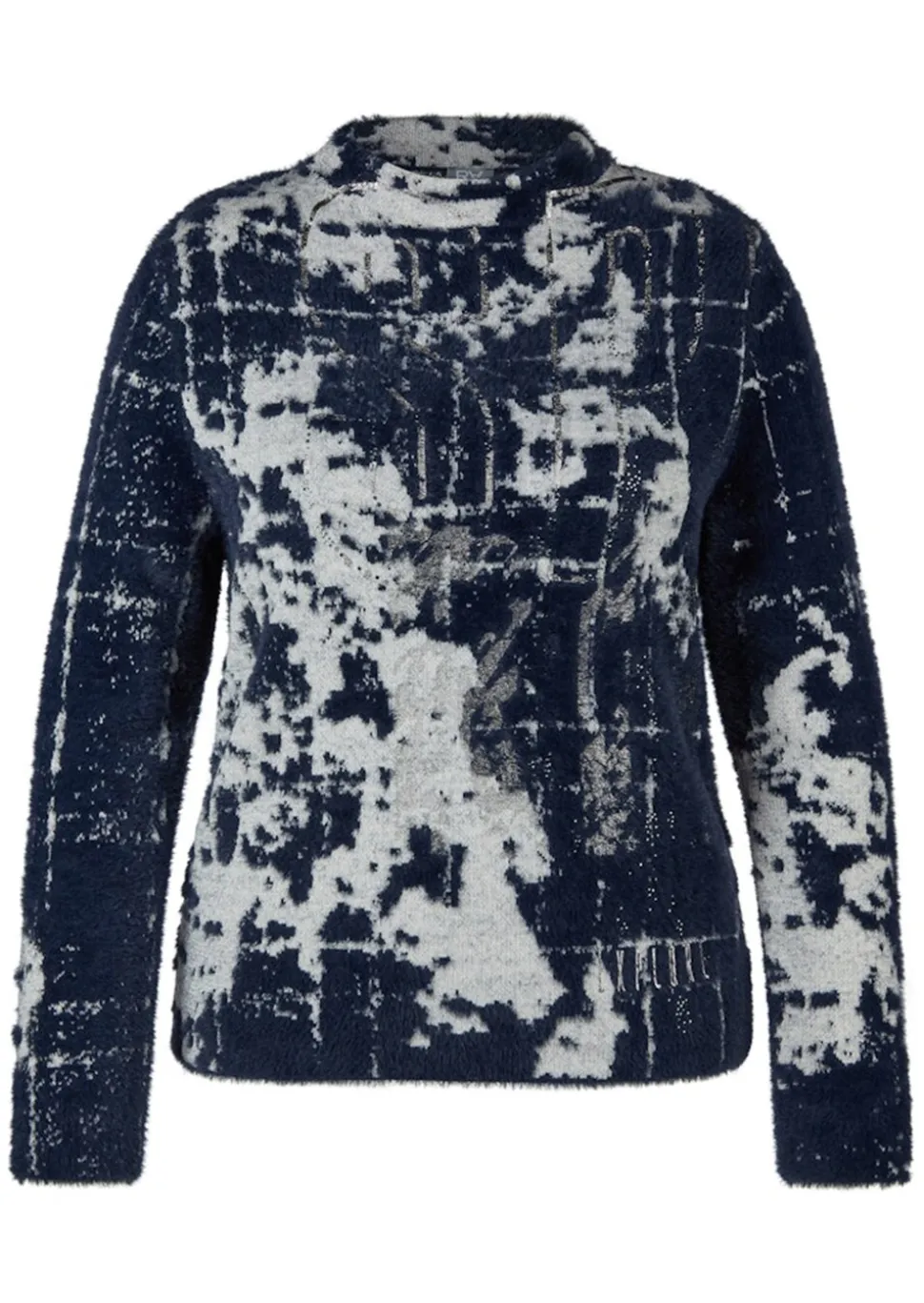 Pull en fil plume et détails scintillants