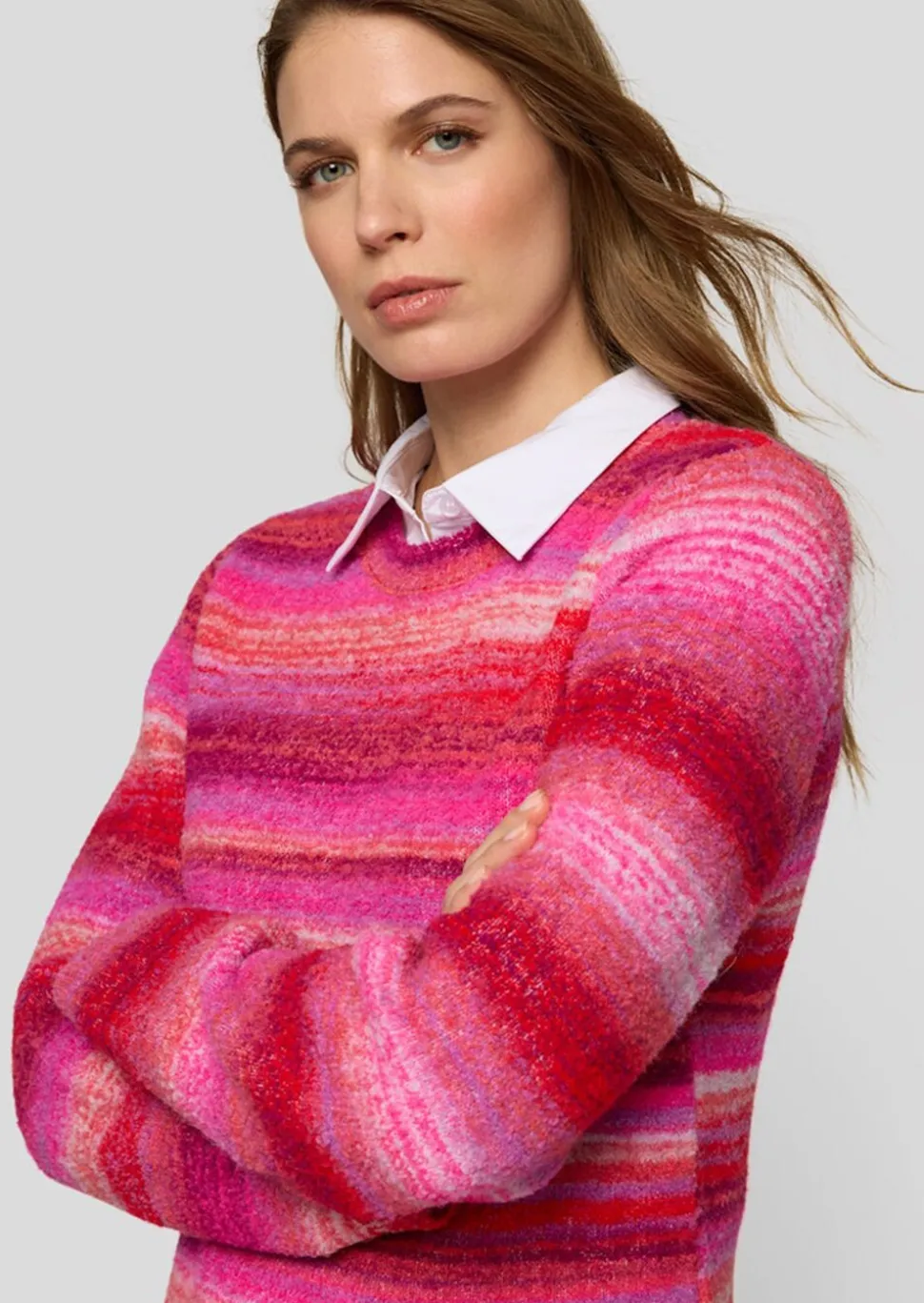 Pull en maille douillet en fil à effet