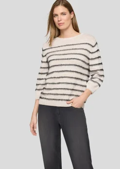 Pull en maille duveteuse