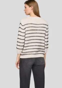 Pull en maille duveteuse