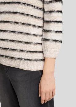 Pull en maille duveteuse