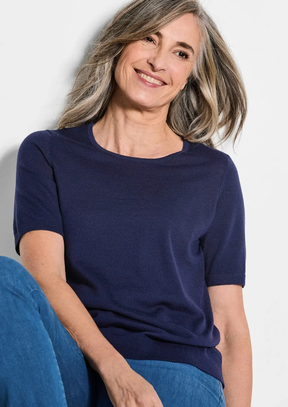 Pull en maille en pure laine mérinos