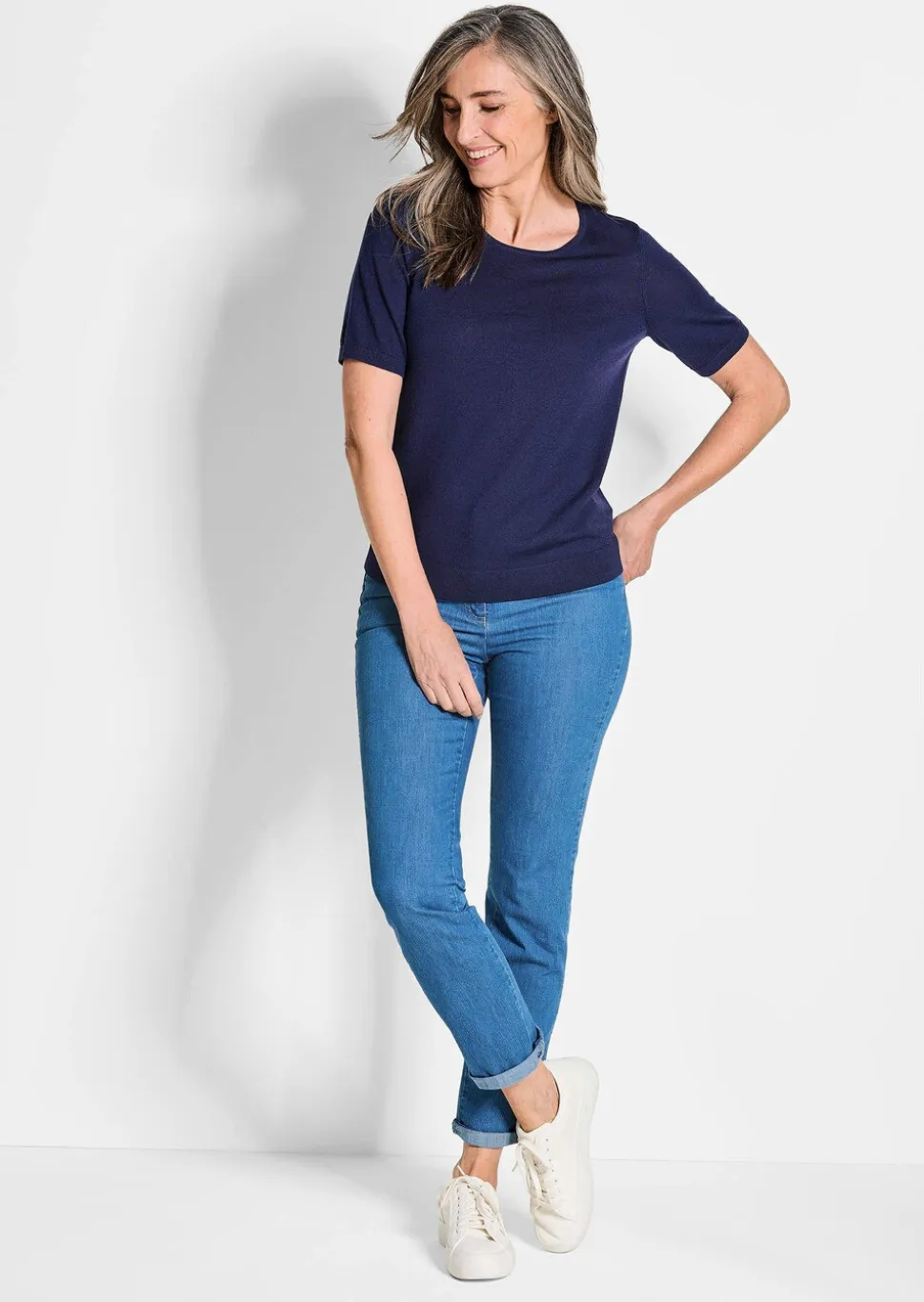 Pull en maille en pure laine mérinos