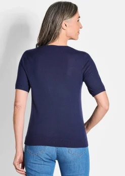 Pull en maille en pure laine mérinos