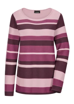 Pull en maille à rayures