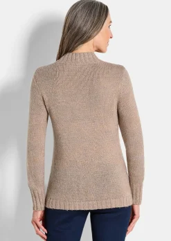 Pull en maille torsadée