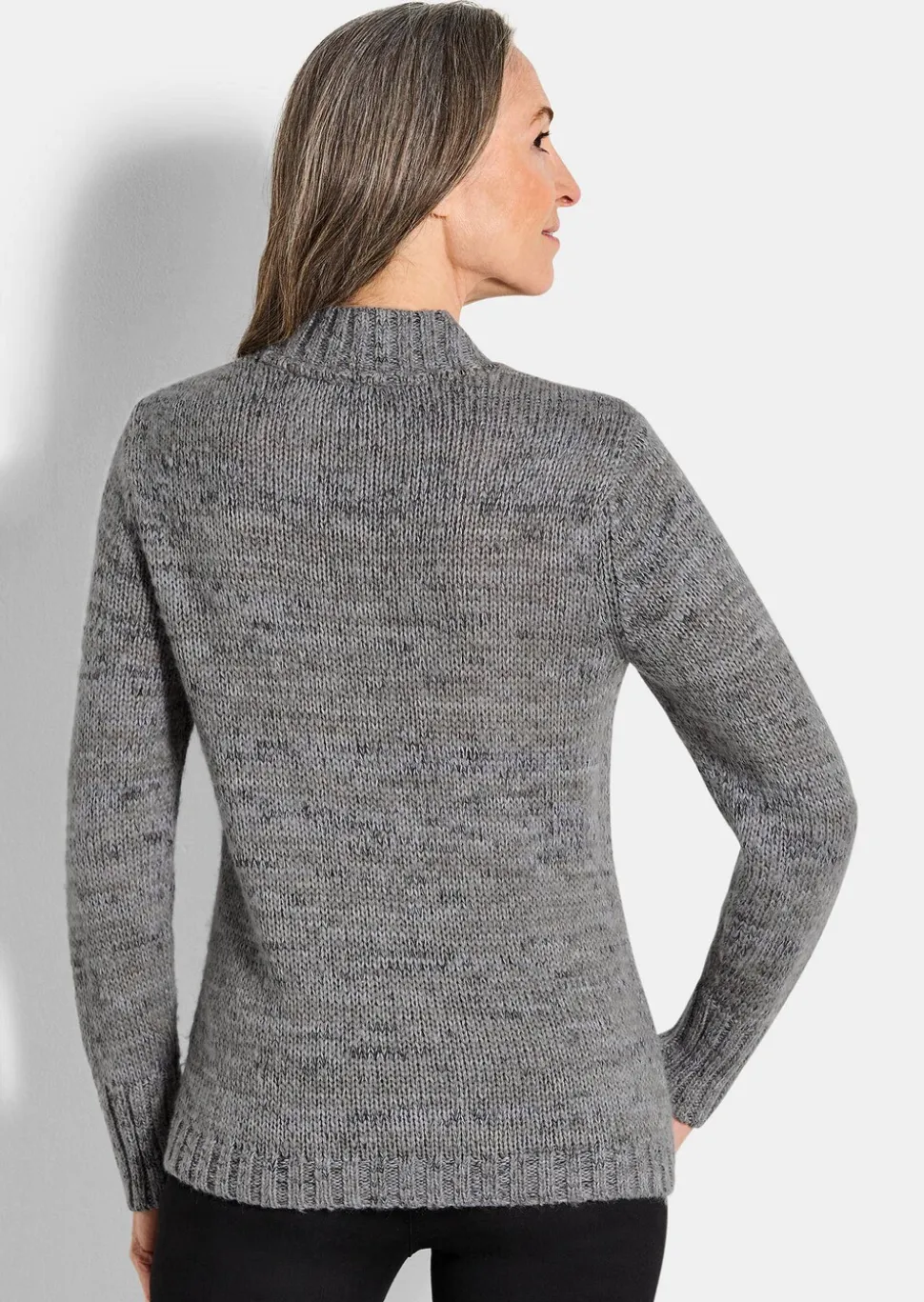 Pull en maille torsadée