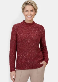 Pull en tricot aspect bouclette