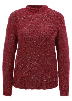 Pull en tricot aspect bouclette