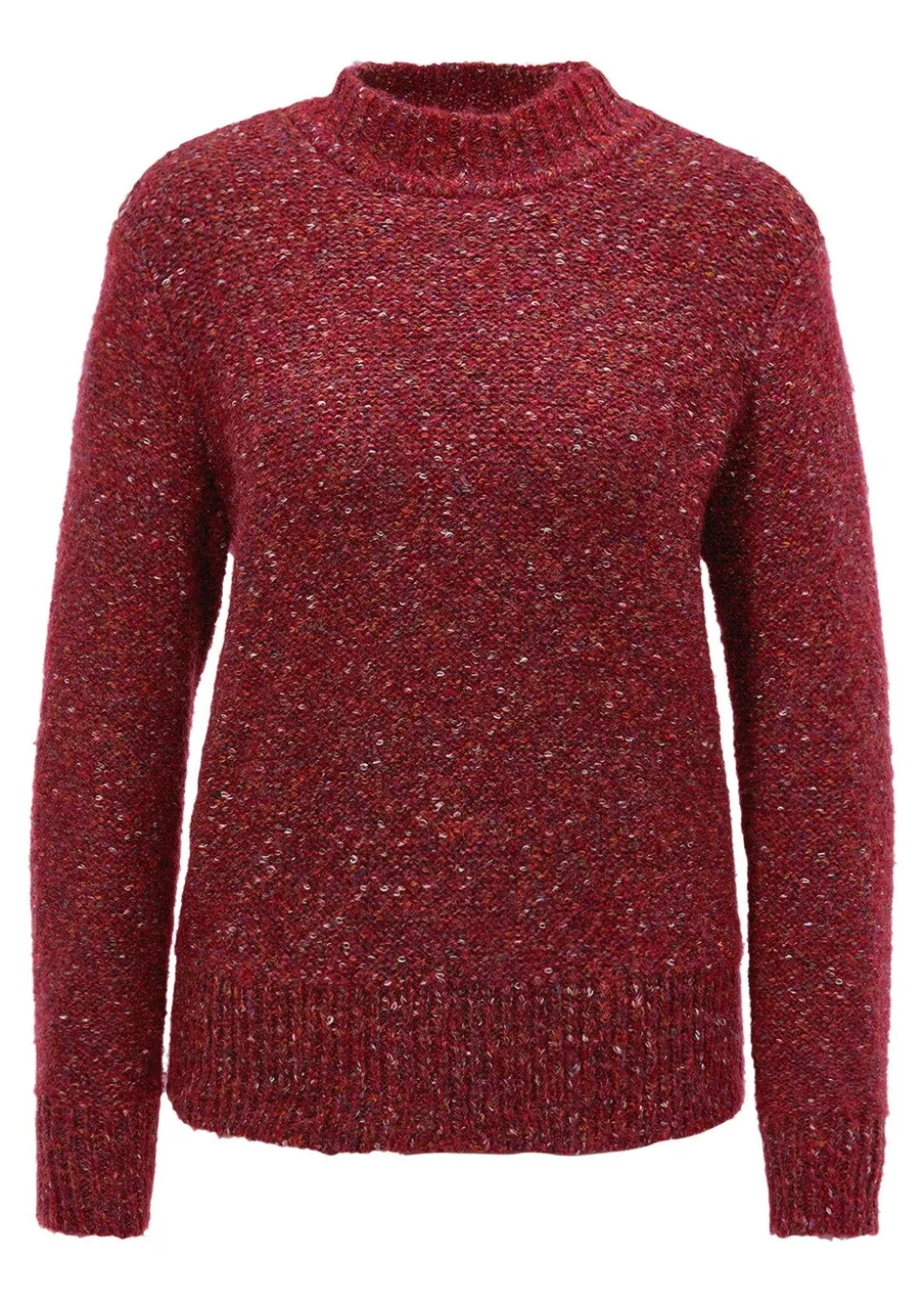 Pull en tricot aspect bouclette