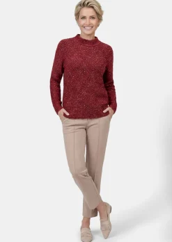 Pull en tricot aspect bouclette