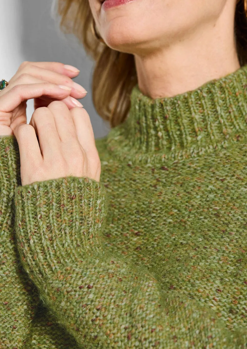 Pull en tricot aspect bouclette
