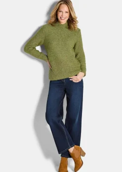 Pull en tricot aspect bouclette