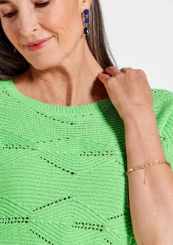 Pull en tricot avec motif à losanges