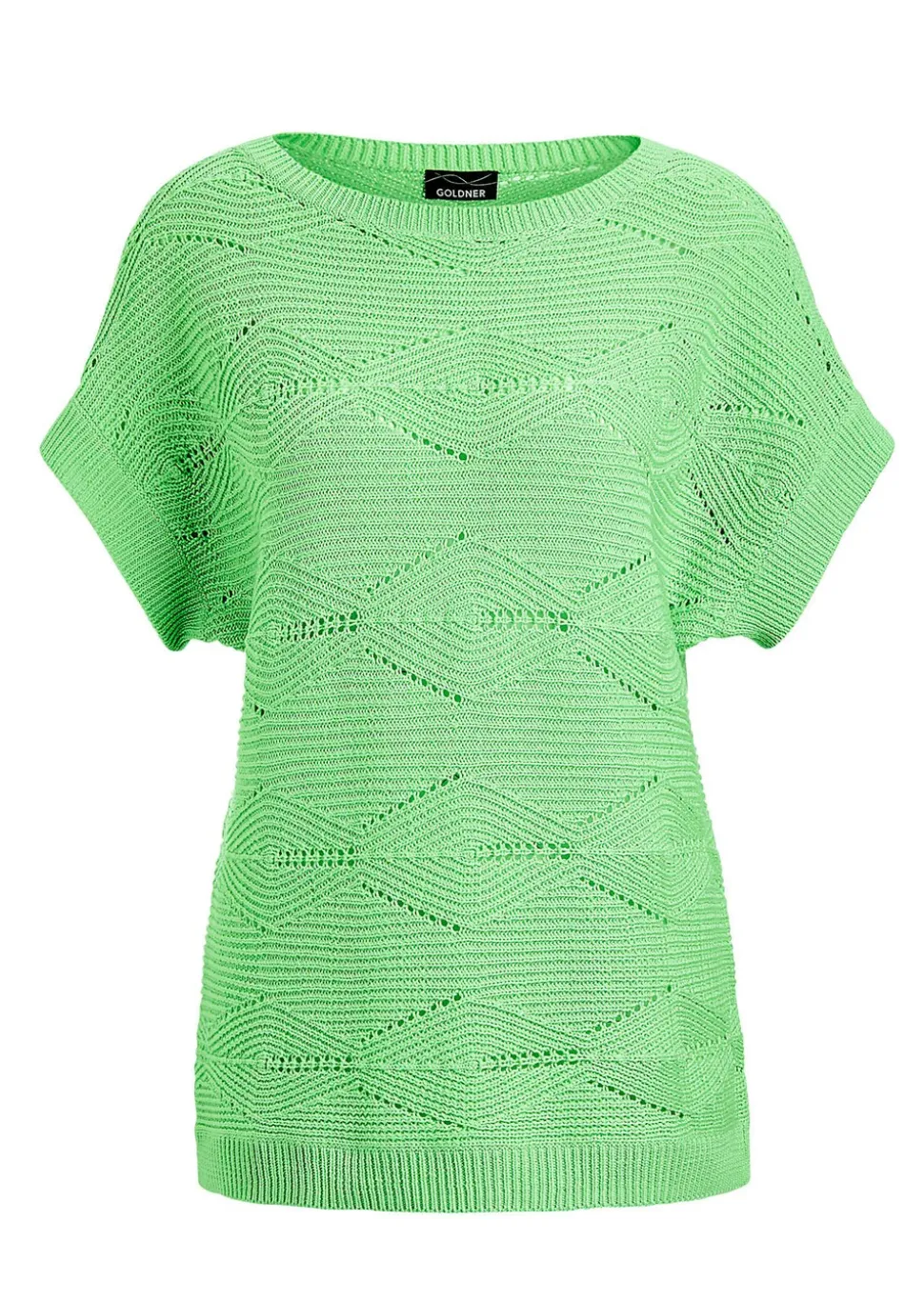 Pull en tricot avec motif à losanges