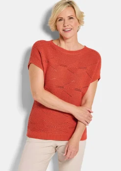 Pull en tricot avec motif à losanges
