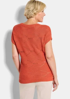Pull en tricot avec motif à losanges