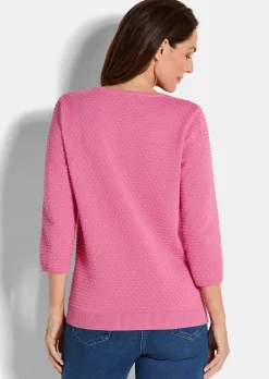 Pull en tricot avec motif à pois