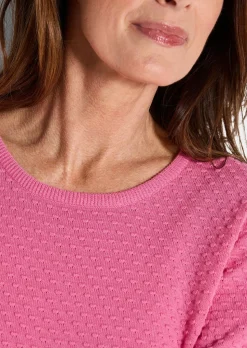 Pull en tricot avec motif à pois
