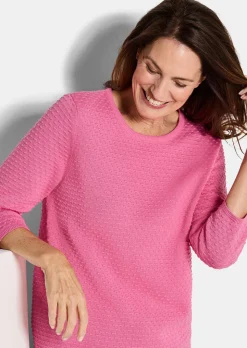 Pull en tricot avec motif à pois