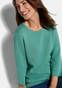 Pull en tricot avec motif à pois