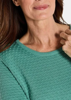 Pull en tricot avec motif à pois