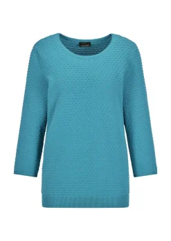 Pull en tricot avec motif à pois