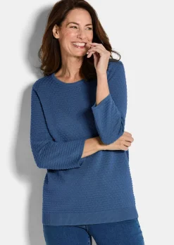 Pull en tricot avec motif à pois