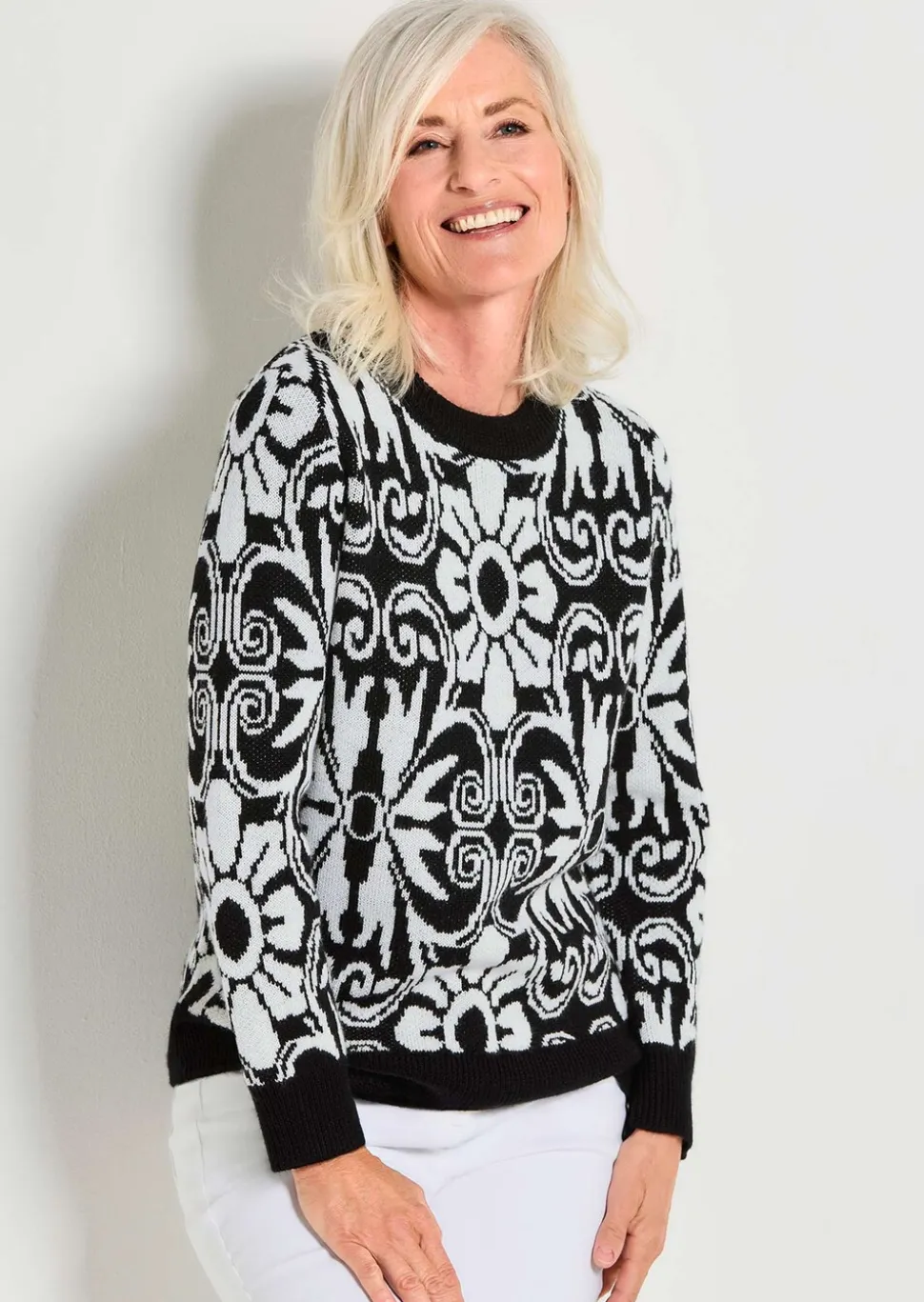 Pull en tricot de laine vierge