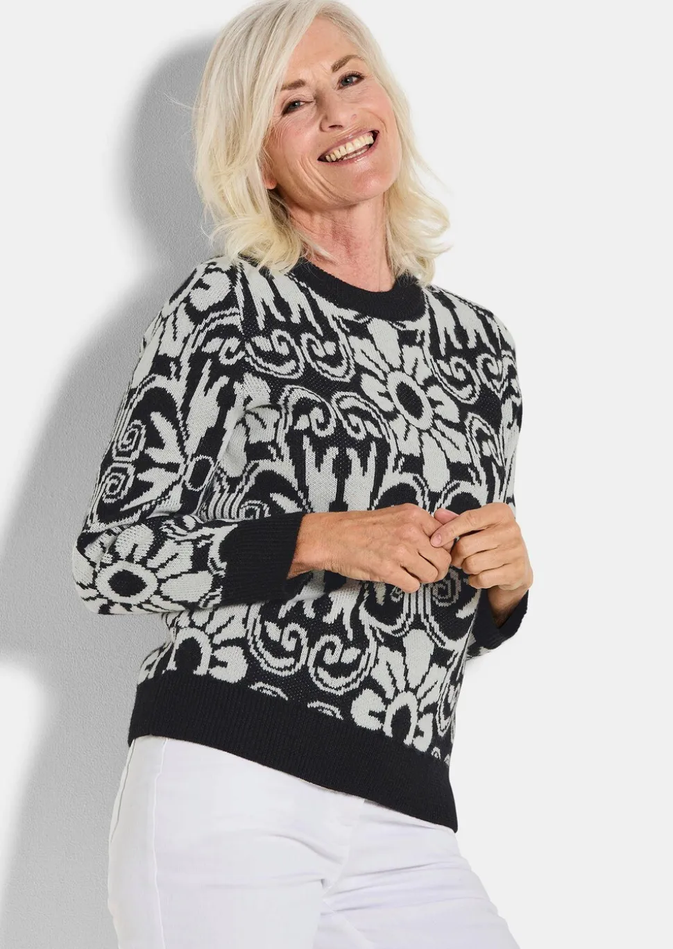 Pull en tricot de laine vierge