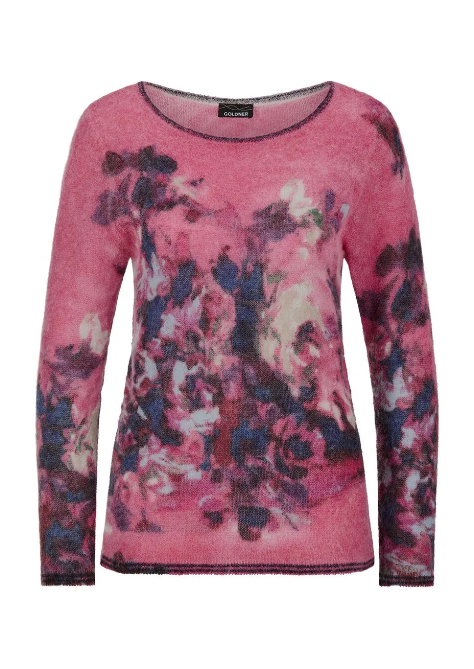 Pull en tricot fin avec laine d’alpaga