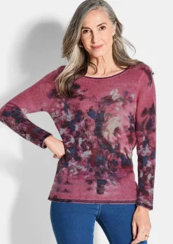 Pull en tricot fin avec laine d’alpaga
