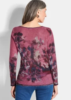 Pull en tricot fin avec laine d’alpaga