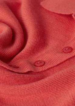 Pull en tricot à manches courtes et col chemisier