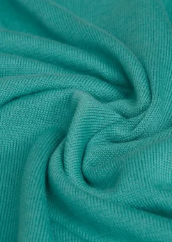 Pull en tricot à manches courtes et col chemisier
