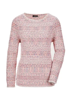 Pull en tricot multicolore