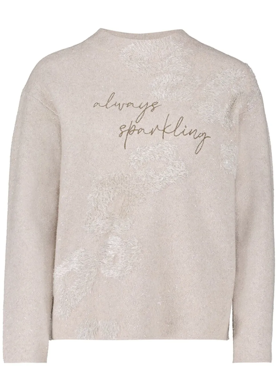 Pull en tricot orné de détails scintillants